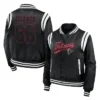 Albert Atlanta Falcons Black Varsity Bomber Jacket