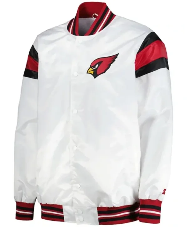 Arizona Cardinals Walter Color Block Satin Varsity Jacket