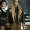 Ash vs Evil Dead Flight Bruce Campbell Brown Shearling Jacket