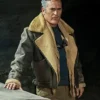 Ash vs Evil Dead Flight Bruce Campbell Brown Shearling Jacket For Sale