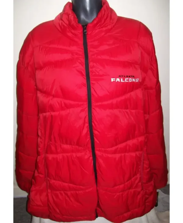 Atlanta Falcons Eldon Red Packable Zip Puffer Jacket