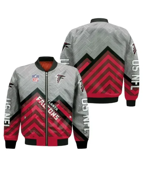 Atlanta Falcons Ewan Printed Zip Bomber Jacket