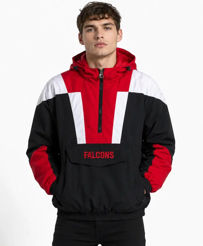 Get Atlanta Falcons Homage X Starter Hooded Jacket For Men