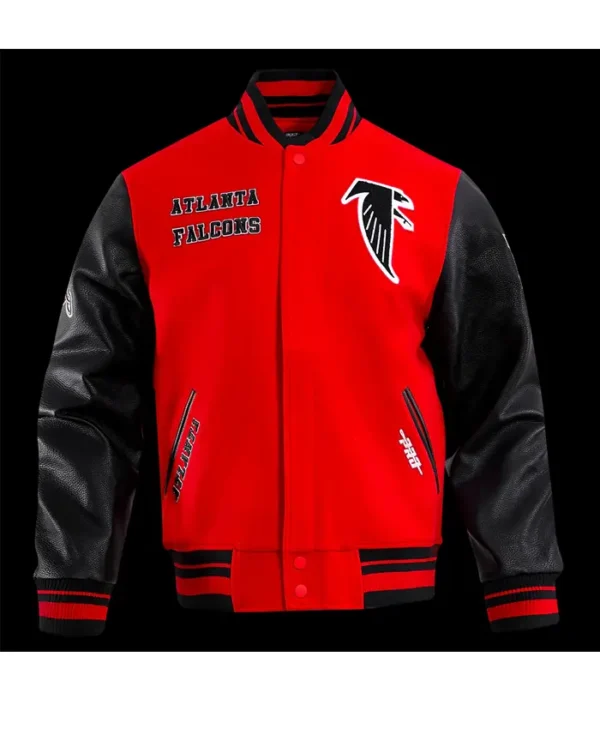 Atlanta Falcons NFL Red Varsity Jacket