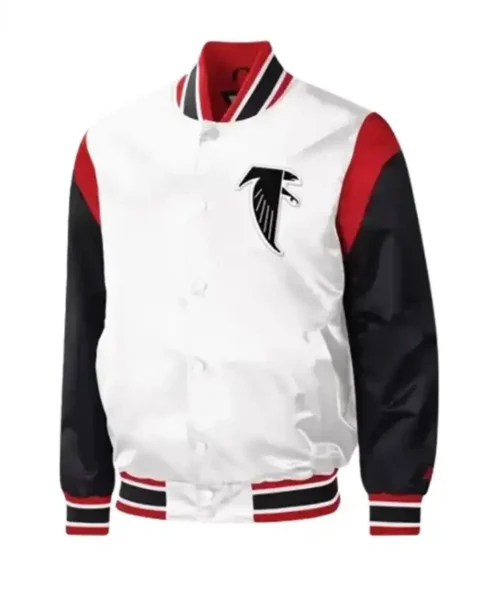 Atlanta Falcons Throwback Satin Varsity Jacket