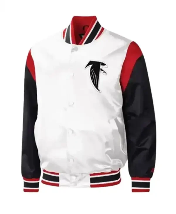 Atlanta Falcons Throwback Satin Varsity Jacket