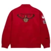 Atlanta Hawks Vintage Red Lightweight Bomber Jacket