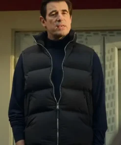 Bad Sisters John Paul Williams Black Puffer Vest