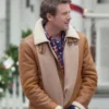 Believe in Christmas 2024 John Reardon Brown Shearling Jacket