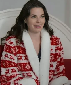 Believe in Christmas Meghan Ory Wool Fur Robe