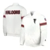 Bishop Atlanta Falcons The Power Forward White Varsity Jacket