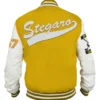 Buy Stegaro Yellow And White Letterman Varsity Jacket For Men And Women