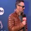 CMA Awards 2024 Eric Church Brown Leather Jacket