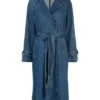 Cassandra Lee Murder in a Small Town Blue Denim Coat For Sale