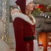 Celeste Film To Have And To Holiday 2024 Madeleine Arthur Red Santa Shearling Coat For Unisex