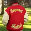 Chaparral Red Letterman Jacket Back