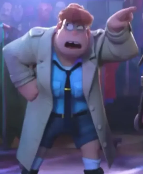 Chief Misty Luggins The Bad Guys 2 Trench Coat