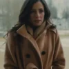Christmas Cowboy 2024 Eliana Ghen Brown Wool Coat