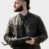 Classified 2024 Brandon Lessard Black Leather Jacket