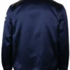 Cleveland Indians 1938 Navy Satin Windbreaker Jacket Back