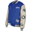 Dallas Cowboys GOLF WANG Letterman Full-Snap Jacket