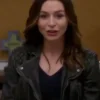 Dr. Amelia Shepherd Grey’s Anatomy Black Leather Jacket For Sale