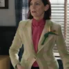 Elsbeth S02 Carrie Preston Plaid Blazer For Sale