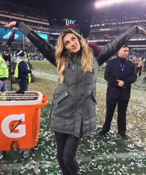 Erin Andrews Championship Grey Parka Jacket