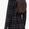 Eve Harlow Watson 2025 Plaid Blazer Back