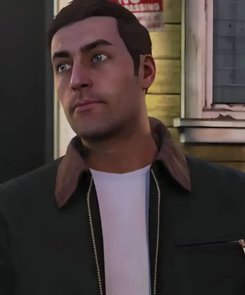 GTA Agent 14 Green Zipper Jacket