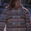 Gilmore Girls S07 Melissa McCarthy Fair Isle Wool Coat