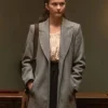 Heretic 2024 Chloe East Grey Wool Trench Coat For Sale