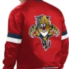 Home Game Florida Panthers Red Satin Jacket Back