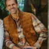 Home Sweet Christmas Cameron Mathison Brown Vest