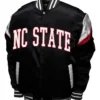 Iowa Hawkeyes Power Black Satin Jacket