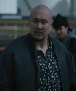 Kraven The Hunter 2024 Jon Xue Zhang Black Bomber Jacket