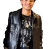 Lake George 2025 Rio Thake Black Leather Jacket