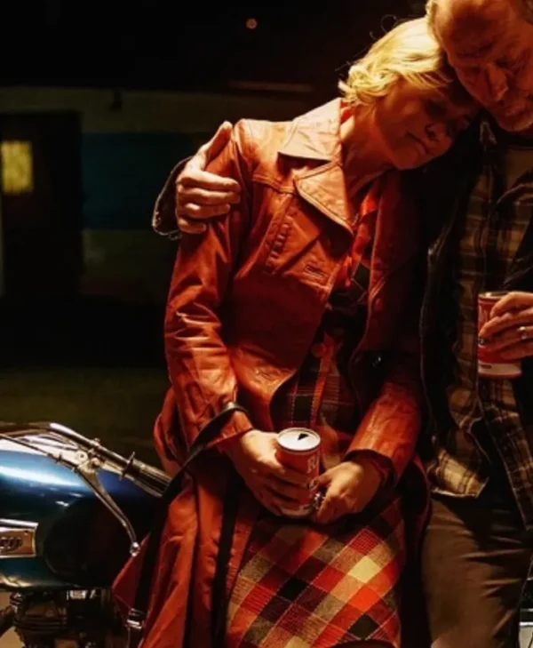 Last Days Of The Space Age 2024 Radha Mitchell Leather Jacket