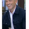 Live with Kelly and Mark Consuelos Blue Suede Jacket
