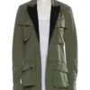 Liz Utility Shrinking S02 Green Jacket For Sale