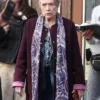 Madeline Matlock Matlock 2024 Maroon Wool Coat