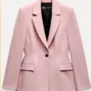Manhã CM Ágata Rodrigues Pink Blazer