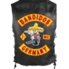 Men Bandidos Black Vest
