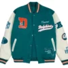 Miami Dolphins Sunshine State Aqua Letterman Jacket