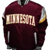 Minnesota Golden Gophers Power Maroon Satin Jacket