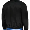 Minnesota Timberwolves Hardwood Classics Black Satin Jacket Back