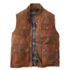 Missoula Leather Cargo Brown Leather Vest