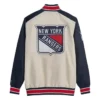New York Rangers The Renegade Cream And Blue Jacket