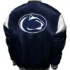 Penn State Nittany Lions Power Navy Satin Jacket Back