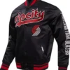 Portland Trail Blazers 202324 City Edition Black Satin Jacket